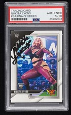 Nikkita Lyons Signed 2022 Panini NXT 2.0 Rookie RC Card #69 (PSA) WWE Wrestler