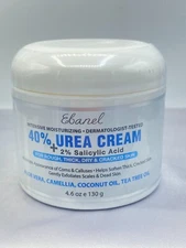 Ebanel Urea Cream 40% + Salicylic Acid 2% For Rough Thick Dry Cracked Skin Feet