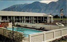 Provo, UT Utah  RODEWAY INN MOTEL   I-15 Roadside  POOL  Advertising Postcard