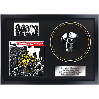 Queensryche   Operation: Mindcrime / LP / Memorabilia / Souvenir in black frame