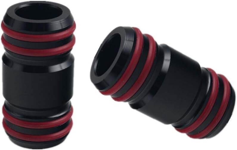 JGR Black Aluminum Oil Cooler Pipe for 4.2L V8 Audi S4 A6 A8 RS6 VW Phaeton