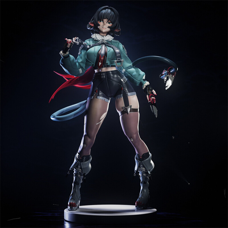 1/6 29cm Jane Doe 3D Print Garage Kit Figure Model Kit Unassemble