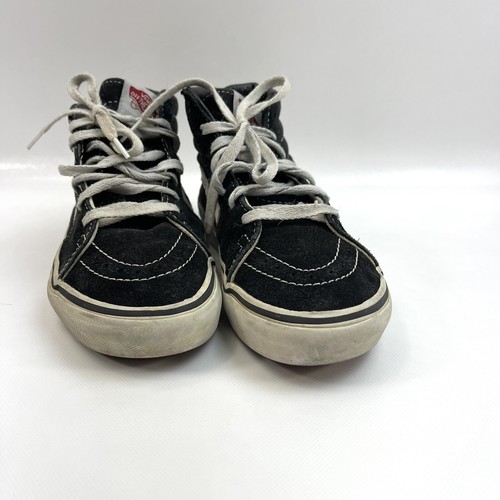 Vans Jungen Skateboard High Top Turnschuhe Schwarz Schuhe Jugend Größe 2,5 Freizeit Klassisch - Bild 8 von 16