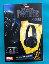 New Marvel Avengers Black Panther Foldable Stereo Headphones