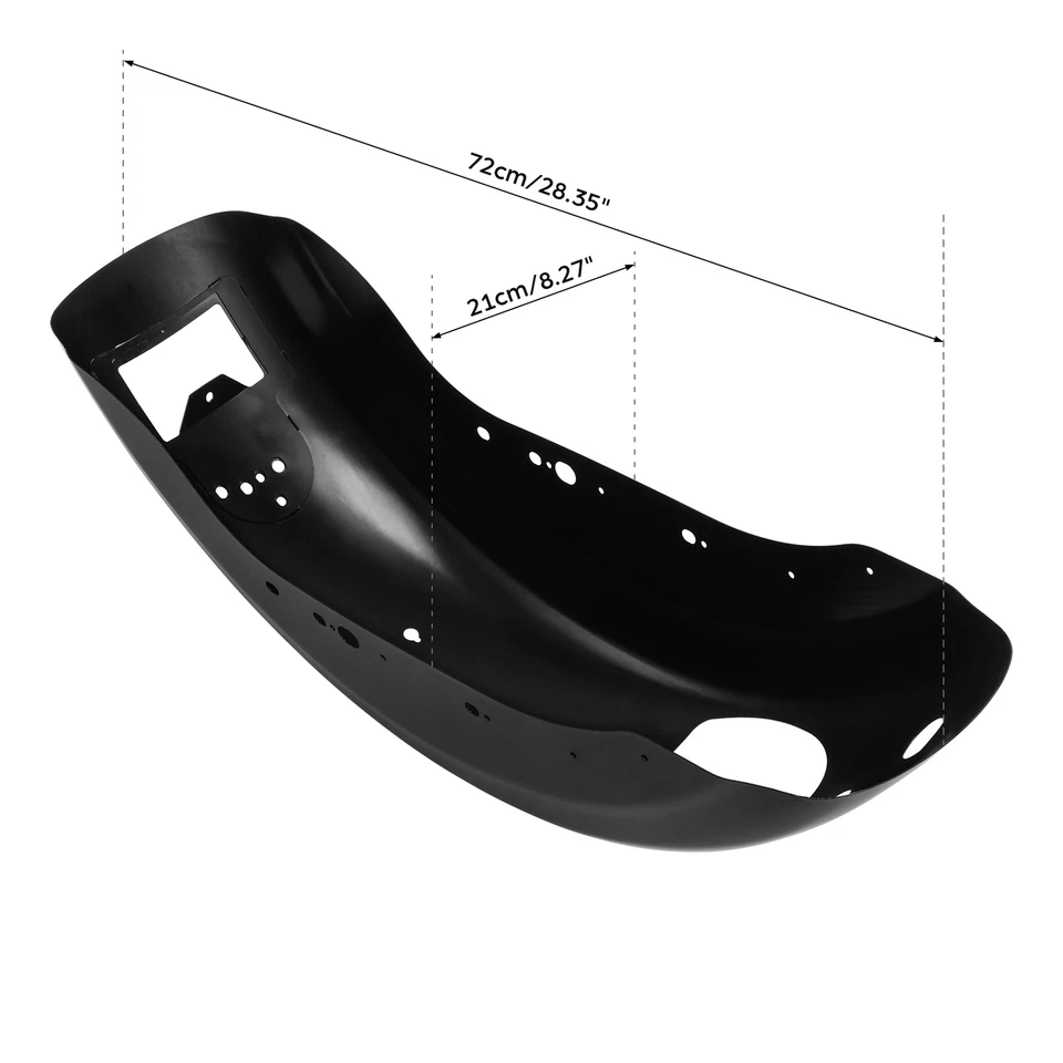 Guardabarros trasero negro brillante apto para Harley Sportster 883 1200 XL883 XL1200 2007-2009 Foto 4 de 4