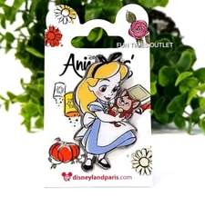 Disney Animators Alice In Wonderland Trading Pin Disneyland Paris Collectible 