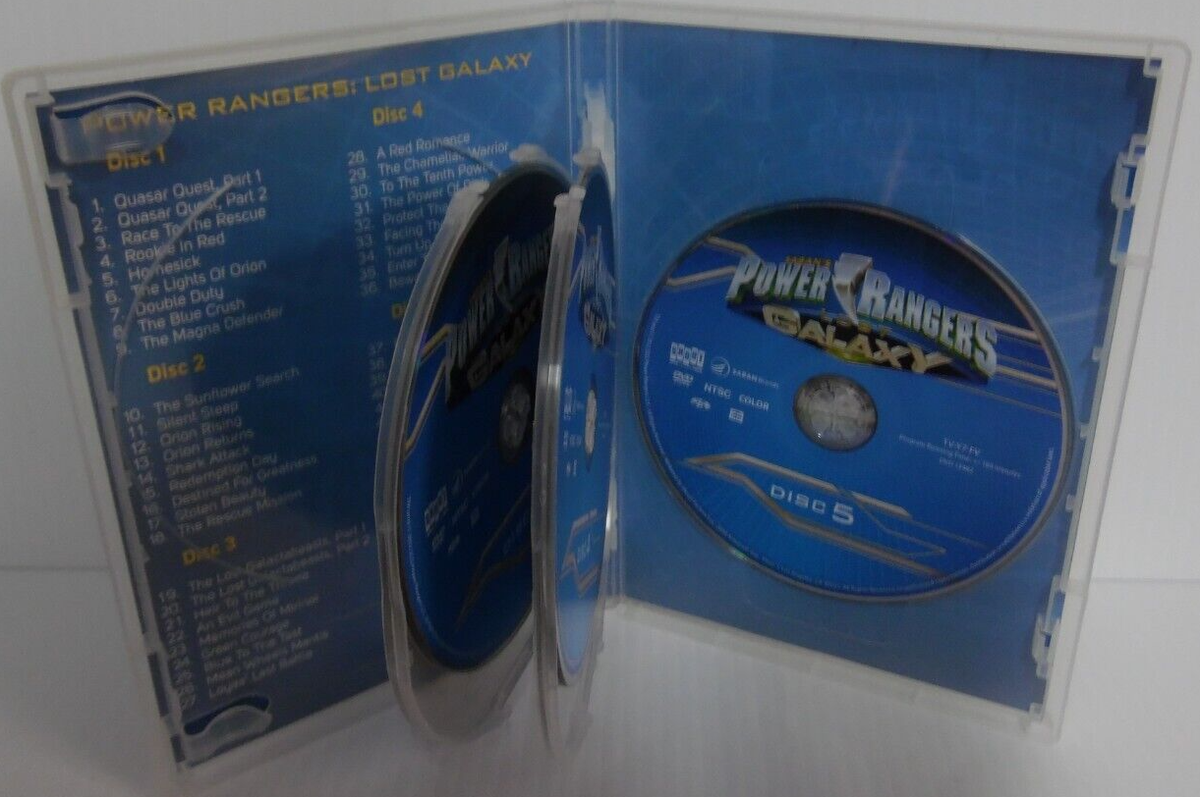 Power Rangers: Lost Galaxy Complete Series (DVD, 1999