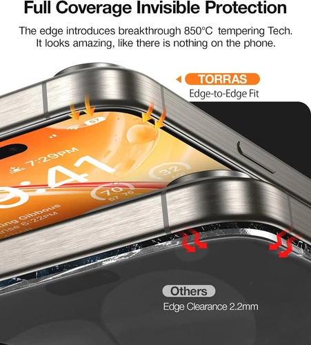TORRAS Diamond Shield for iPhone 15 Pro Max - Thumbnail 3