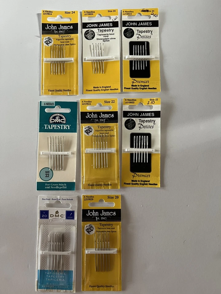 Lot of Tulip, John James, & DMC Tapestry Needles, Dritz Snag Nab-It Notions￼ - Image 3 of 4