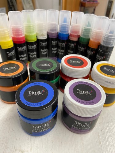 Trimits Water Based Fabric Paint Per 50ml Pot or 20ml Pen Various Colours - Picture 13 of 82