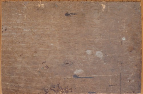 Peinture impressionniste signée M. SIMON vers 1890 usine fleuve painting - Imagen 5 de 5