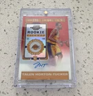 2019-20 Panini Contenders Optic Talen Horton-Tucker RC Auto /149 Lakers