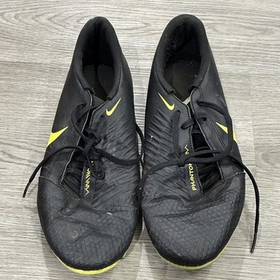 Nike Soccer Cleats Phantom VNM Size 11 Men s US Black & Yellow A00577-007