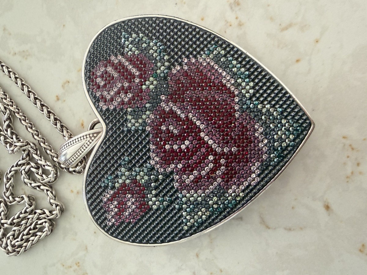 Brighton Victorian Rose Necklace, Bracelet & Earrings Set - Retired/Hard to Find View 4
