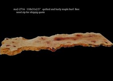 Maple Burl  Live Edge  River Table  DIY  MA2-2716