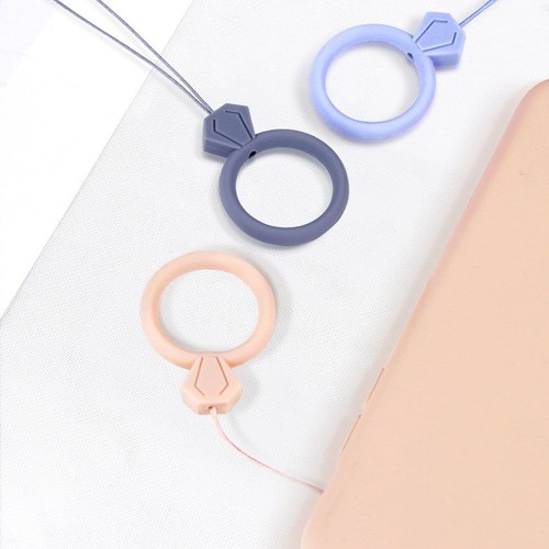 Keys Phones Strap Pendant Ring Strap Silicone Ring Mobile Phone Lanyard - Photo 11 sur 17