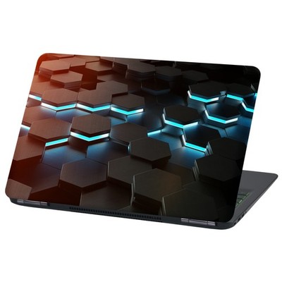 Laptop Folie Aufkleber Sticker 13''-17''Zoll Skin Vinyl Notebook LP58 Hexagon