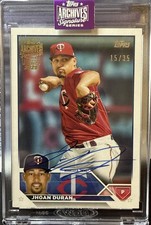 2025 Topps Archives Sig Series Jhoan Duran /35 2023 Topps Minnesota