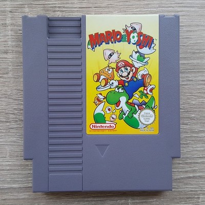 Nintendo NES Spiel Mario & Yoshi PAL B NOE Modul Game Cartridge