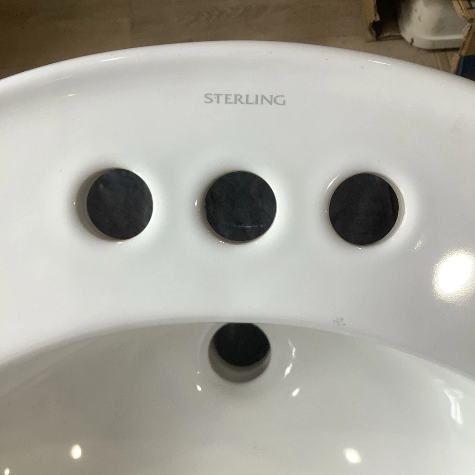 Овальная раковина для туалета STERLING белая 442001-4-8 RM7 - Изображение 4 из 4