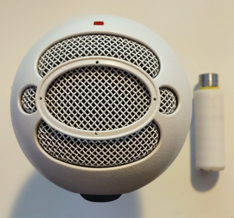 Blue Snowball USB Condenser Microphone White - No Stand/missing emblem/chord