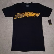 FMF Octane Junkies Racing T-Shirt Mens Small Black Y2k Classic Don