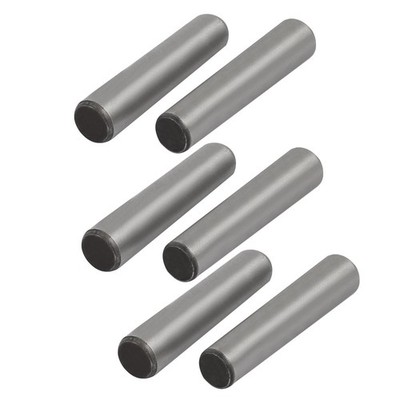 Carbon Steel GB117 25mm Length 5mm Small End Diameter Taper Pin 6pcs