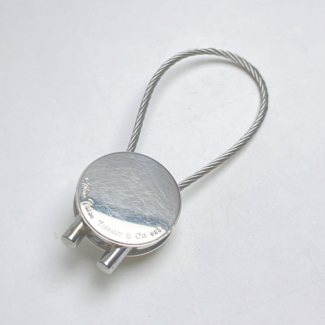 Tiffany & Co. Vintage Baseball Key Ring Key Chain Bag Charm Sterling Silver 925 image 3