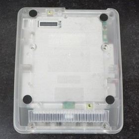 Nintendo Super Famicom Console SHVC-001 SFC SNES Translucent White Shell w/Cable