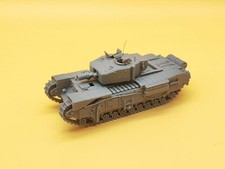 3D Printing Model 1/72 British Churchill Engineering Tank Model Unpainted