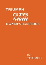 Triumph GT6 MKIII Owners Handbook