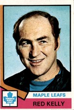 1974-75 Topps #76 Red Kelly Toronto Maple Leafs
