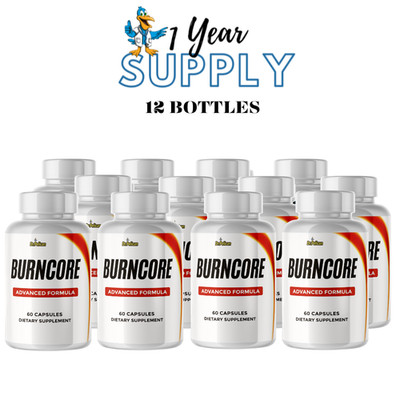 Burncore- Supports Healthy Weight - 12 Bottles - 720 Capsules