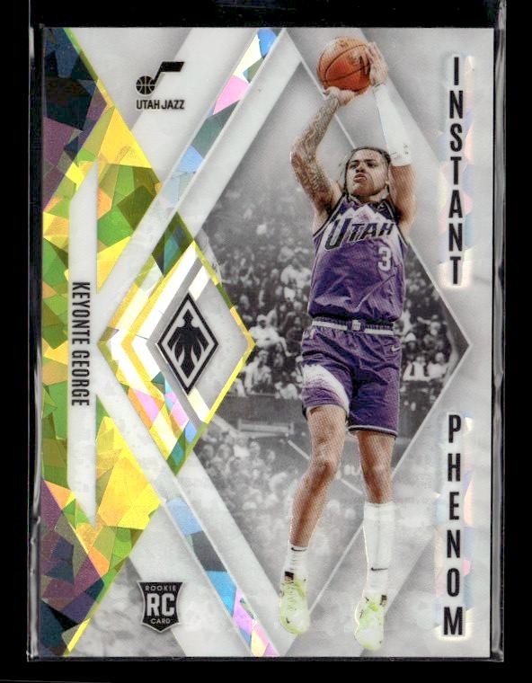 2023-24 Panini Phoenix #5 Keyonte George Rookie Instant Phenom White Ice /125
