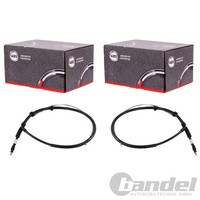 2X A.B.S. Handbremsseil Hinten Beidseitig Passend FüR Renault Grand ScÉNic