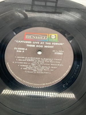 Three Dog Night Captured Live At The Forum Vinyl LP 1969 Dunhill