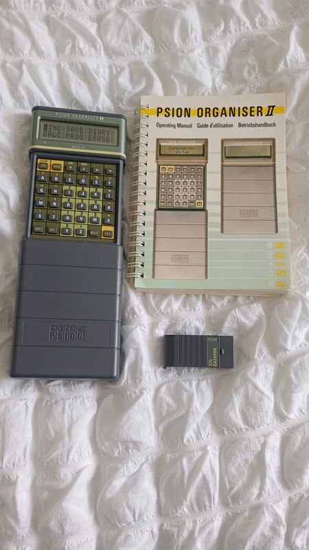 Psion Organiser 2 XP With 32k Datapak And Manual