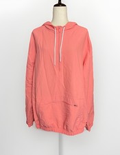 All In Motion Womens Pullover Nylon Hoodie Size Medium Pink Activewear
