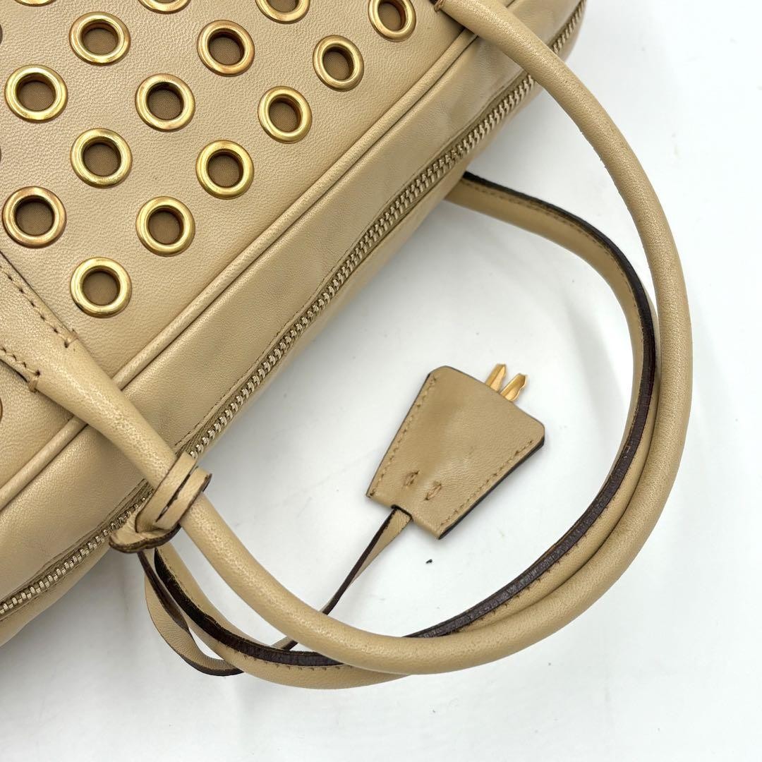 バッグ PRADA Nappa l grommet Leather Bag Prada Nappa Leather Bag with Metal Grommet Detail Stylish