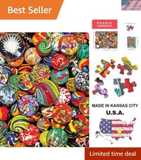 500 Piece Jigsaw Puzzle Marble Madness -