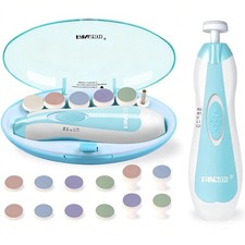 Upgraded Baby Nail Trimmer Electric Easy Safe Baby Nail File, Precise 4-S...