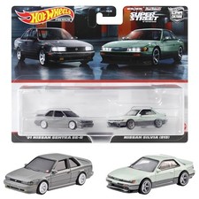 Hot Wheels Premium 2-Pack '91 Nissan Sentra SE-R/Nissan Silvia (S13) [Diecast Ca