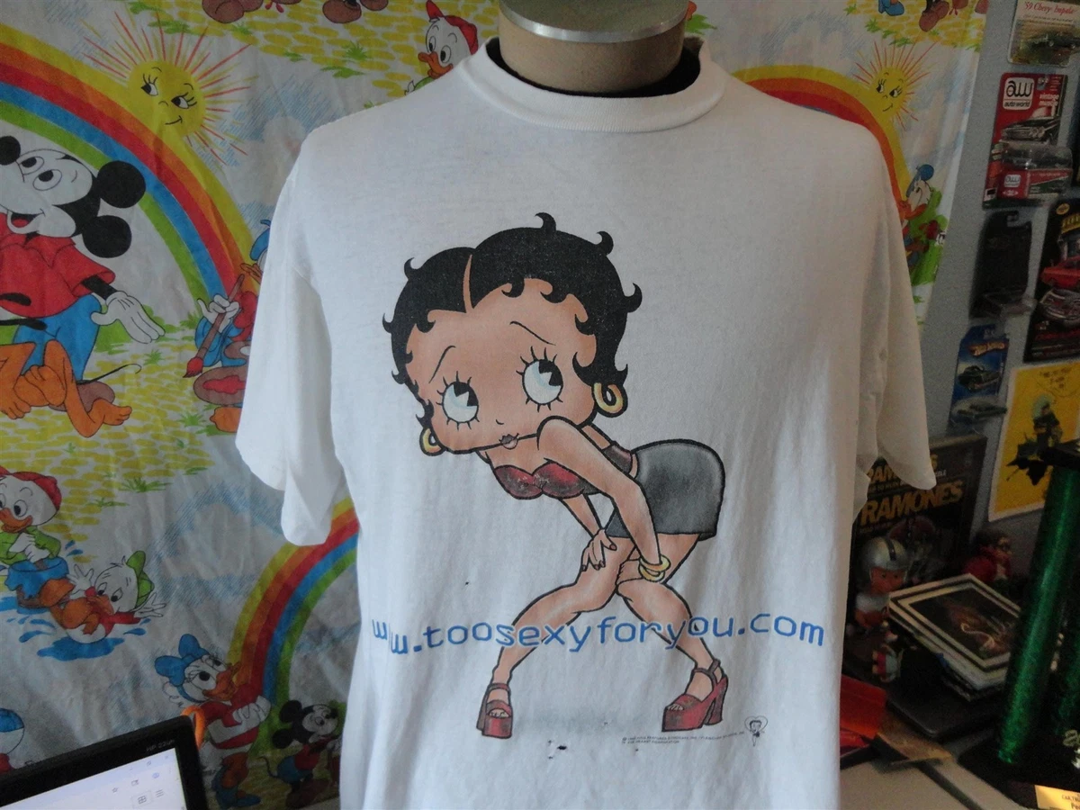 Preços baixos em Camisa da Betty Boop em Camisetas Vintage