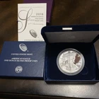 2016 W 30th Anniversary Lettered Edge American Silver Eagle Proof OGP