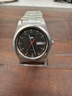 Vintage Sep 1981 SEIKO 5 AUTOMATIC Watch 6309-8980 Day Date Gray Red Black Mint