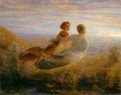 Janmot Louis Le Poeme De L Ame 16 Le Vol De L Ame A4 Print