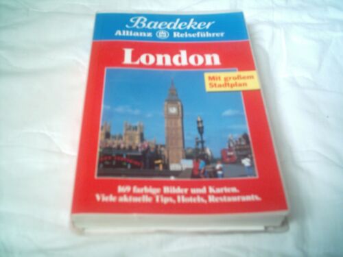 Reiseführer London mit Stadtplan, Baedeker aus dem Jahr 1998 - Bild 1 von 1