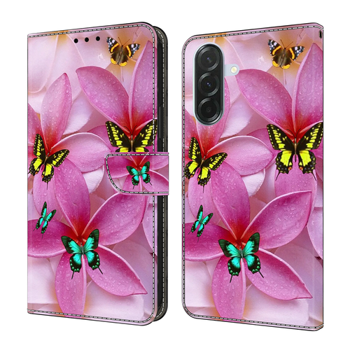 Cat Butterfly Flower Wallet Phone Case For Samsung S10 Lite S9 S8 S7 S6 Edge - 第 4/32 張圖片
