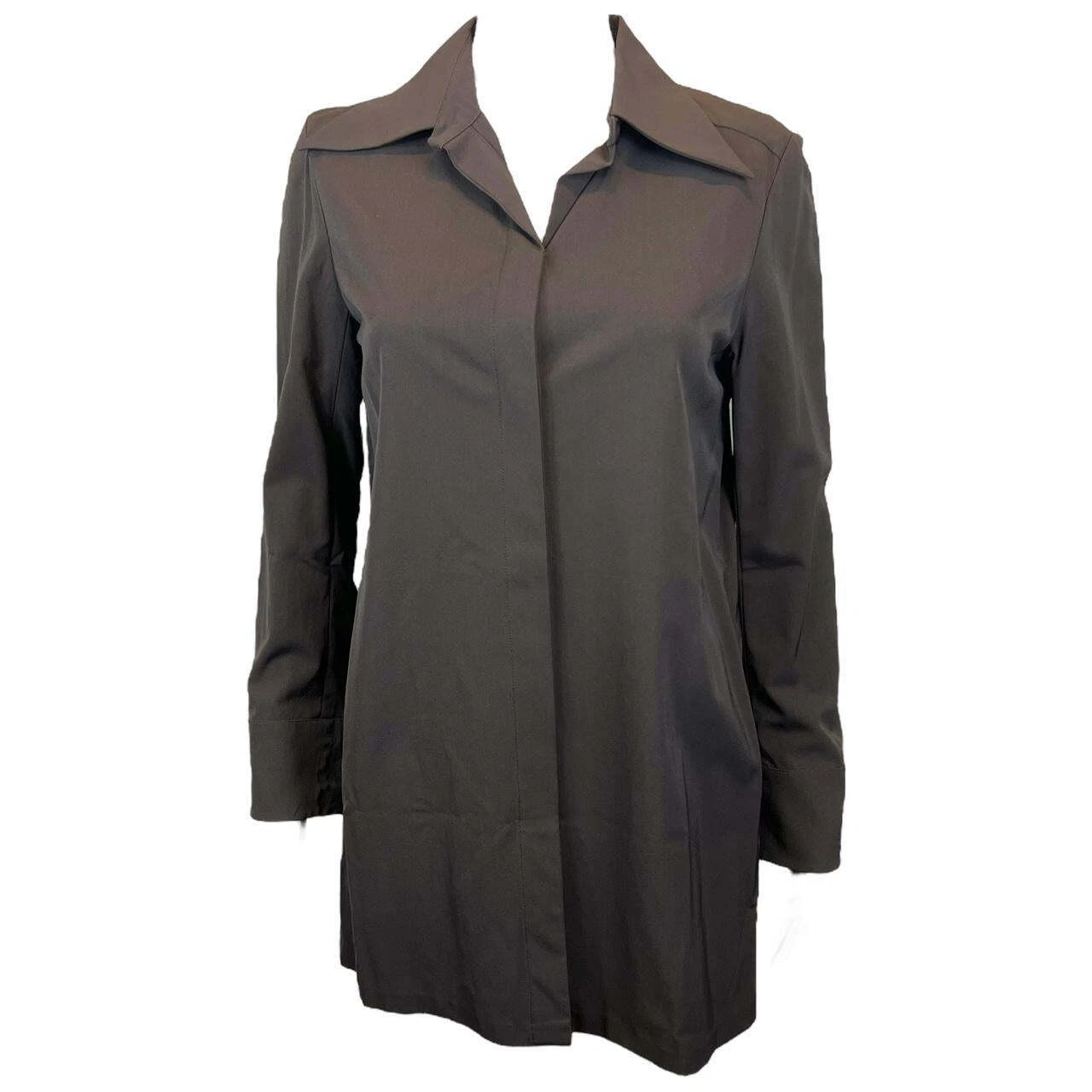 Mini robe boutonnée col marron Gucci by Tom Ford S/S 1997