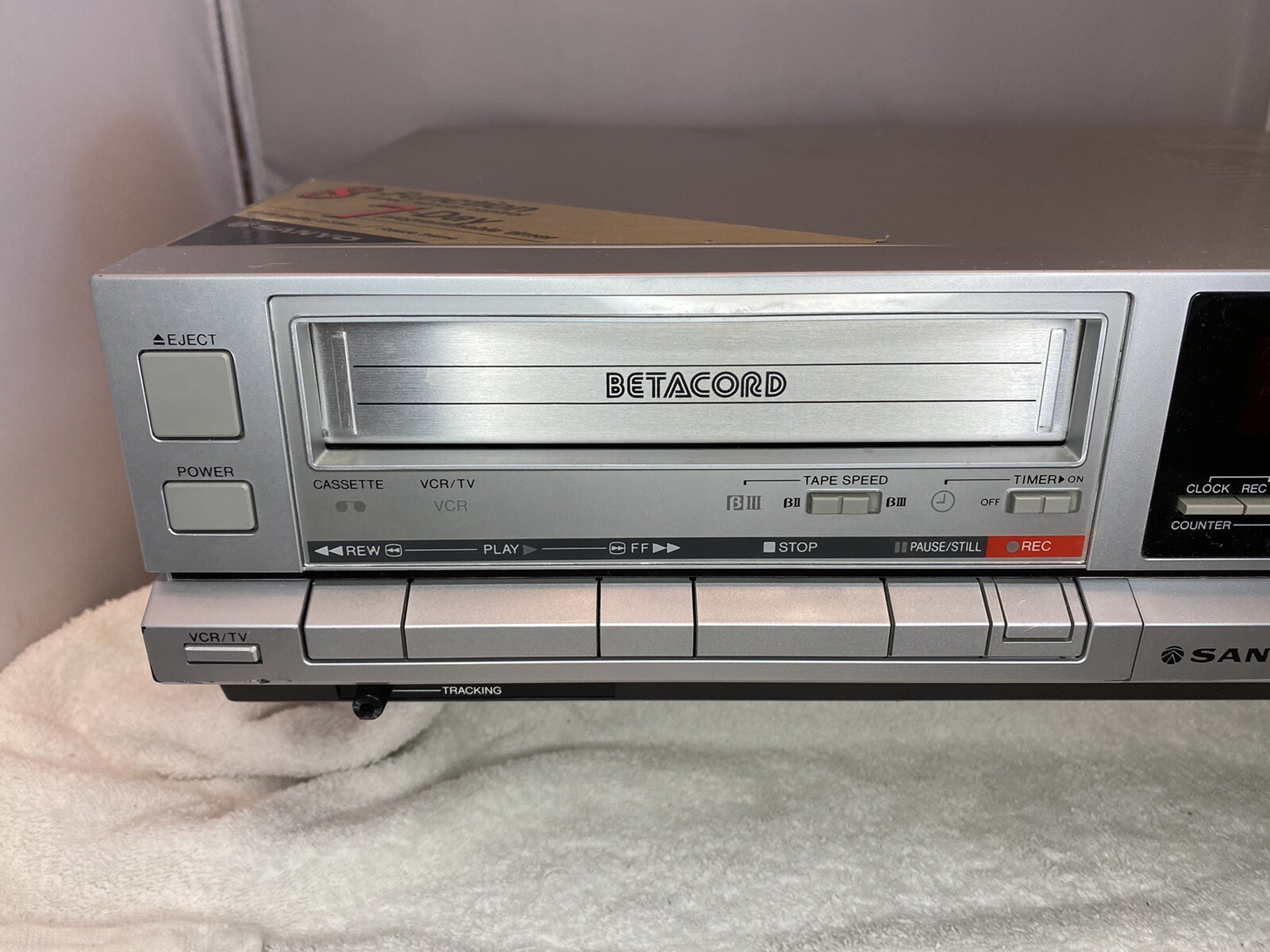 Sanyo Betacord Video Cassette Recorder Model 4010 1985 eBay